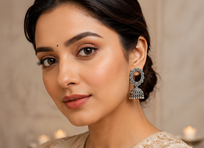 Oxidised Boho Earrings