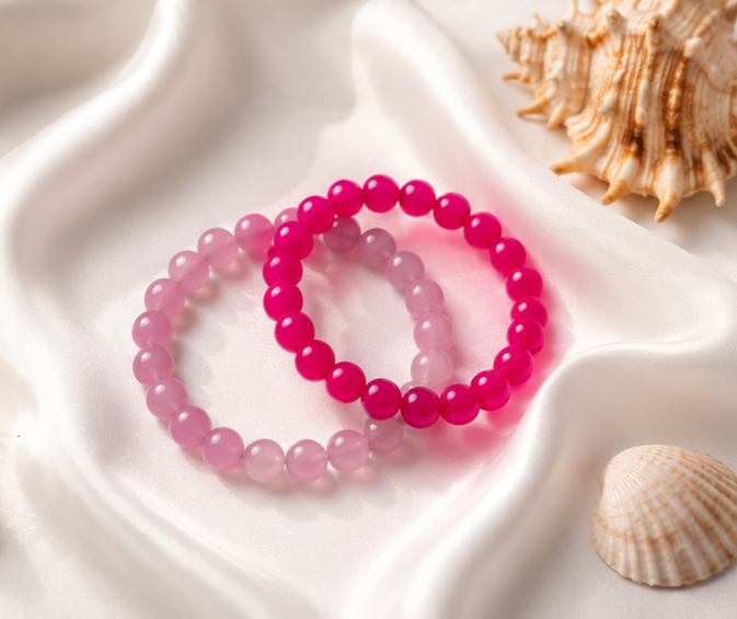 OPAQUE GLASS BRACELETS ( SET OF 2 )