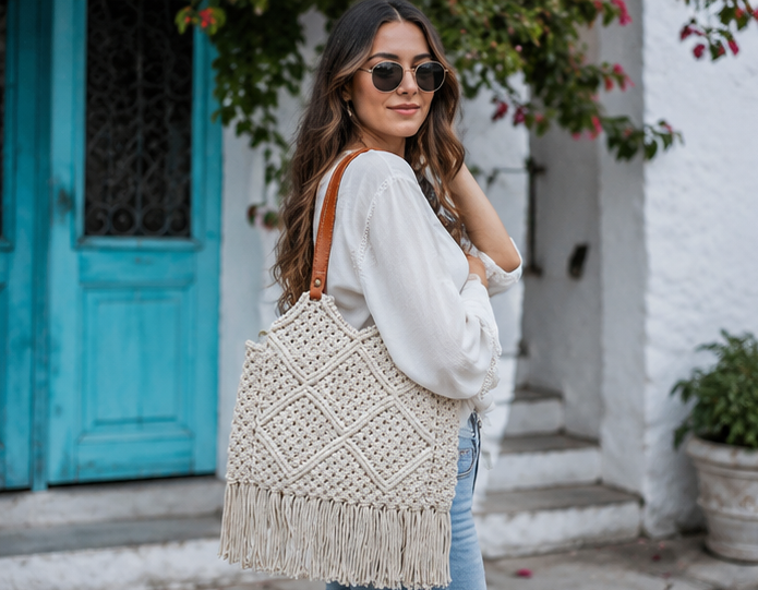 HANDMADE MACRAME BAG