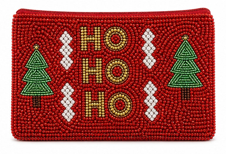 HANDMADE BEADED COIN PURSE