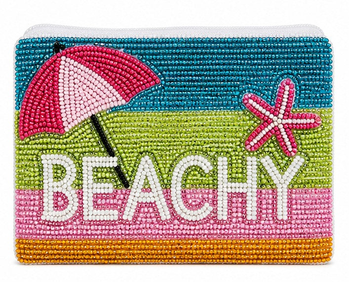 HANDMADE BEADED COIN PURSE