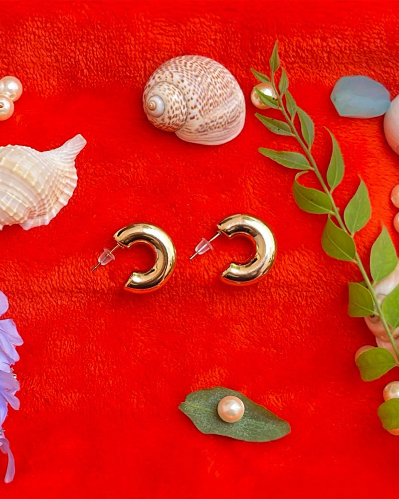 Half Hoop Earring