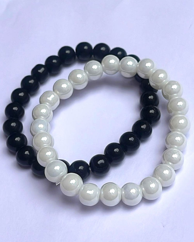 OPAQUE GLASS BRACELETS ( SET OF 2 )
