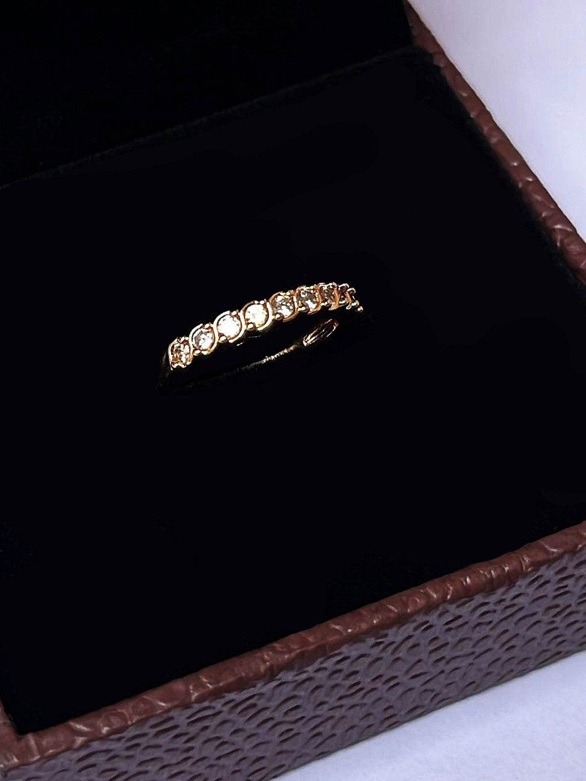 RHINESTONE AD RING