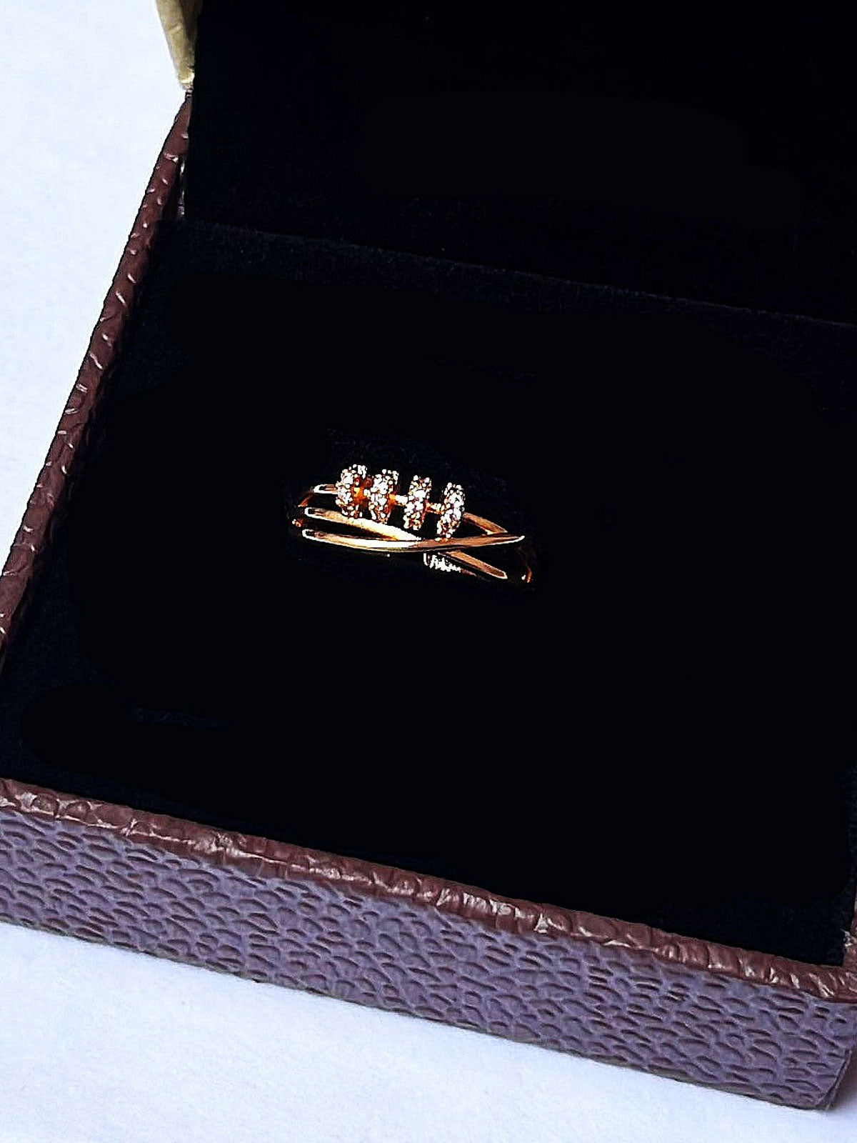 RHINESTONE AD RING