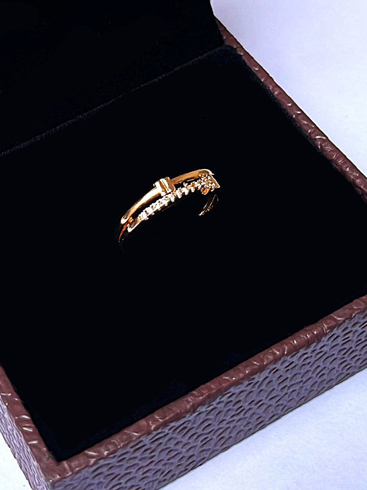 RHINESTONE AD RING