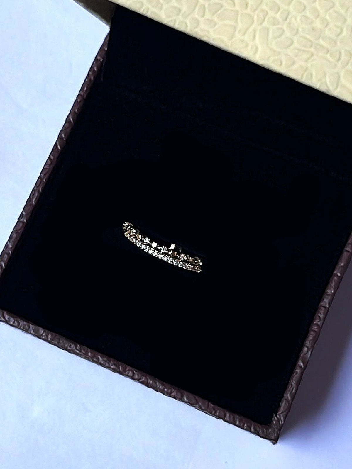RHINESTONE AD RING