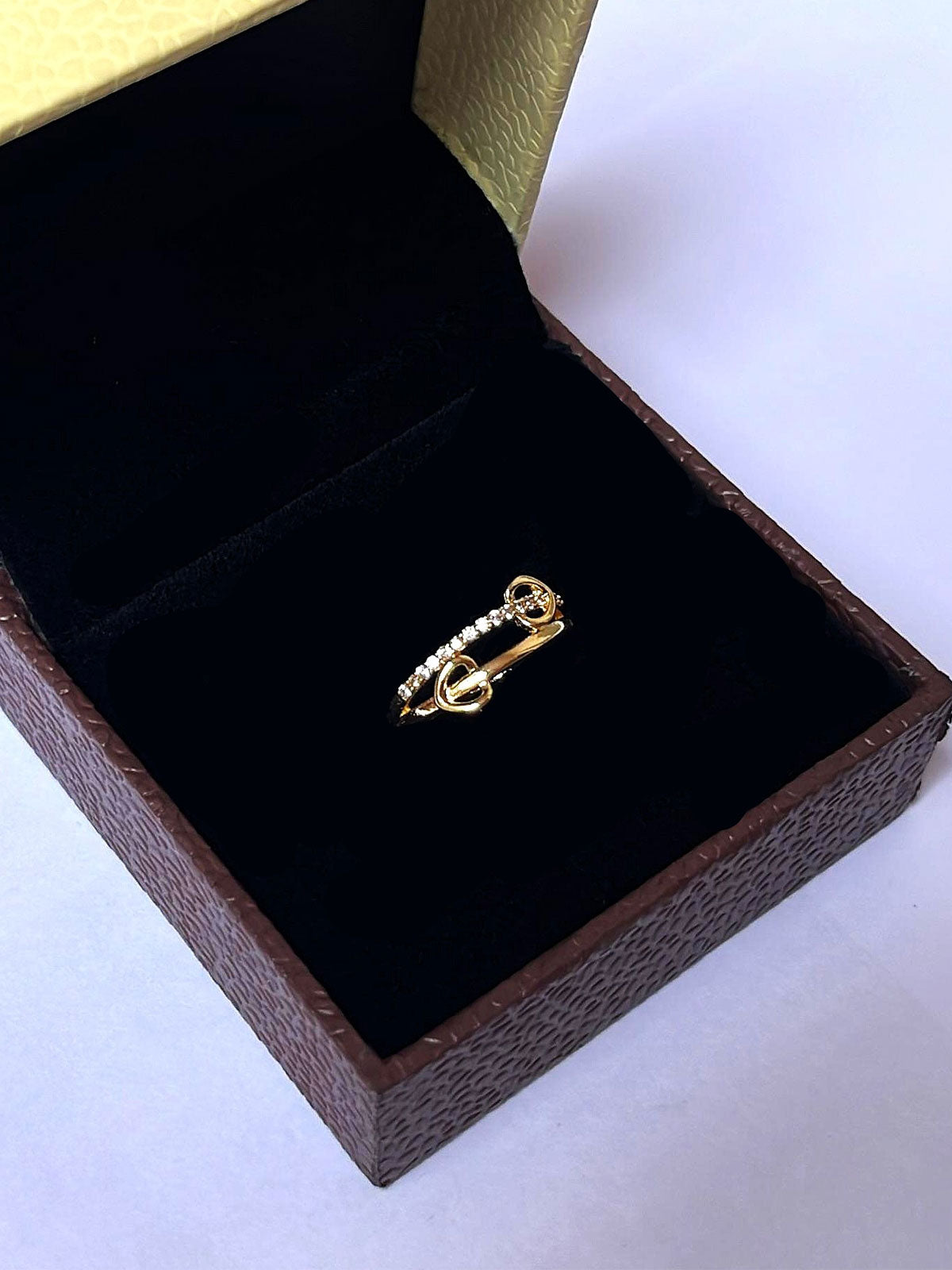 RHINESTONE AD RING