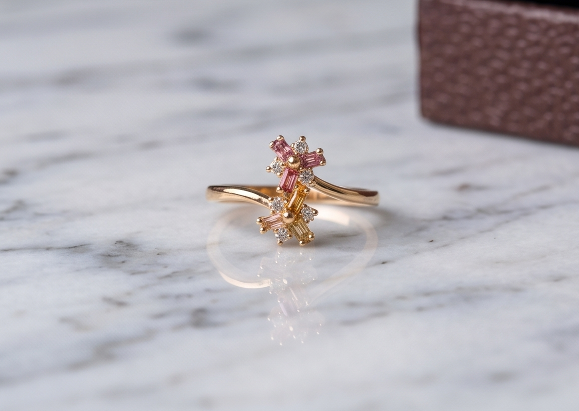 RHINESTONE AD RING