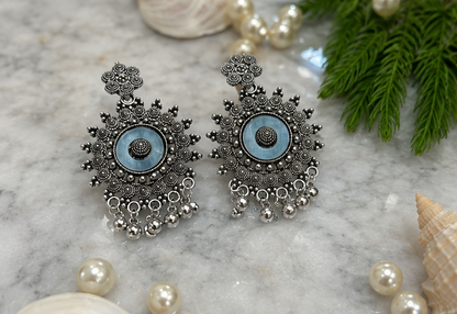 Oxidised Boho Earrings