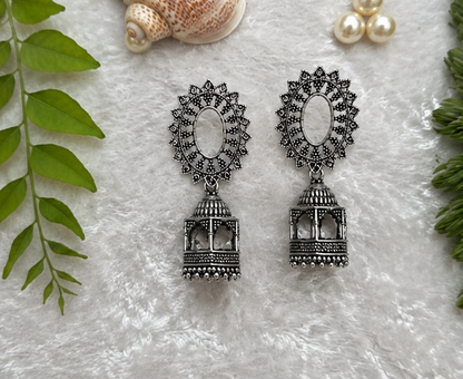 Oxidised Boho Earrings