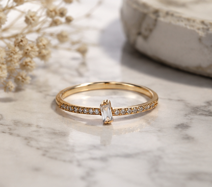 RHINESTONE AD RING