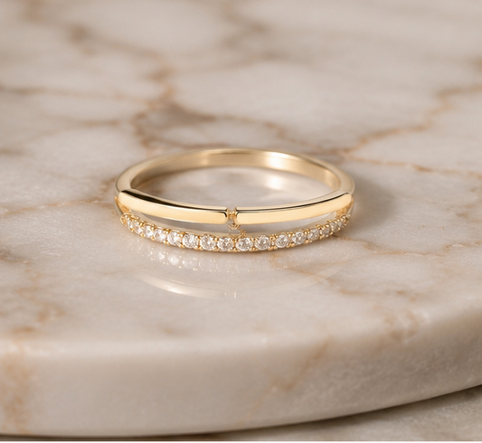 RHINESTONE AD RING