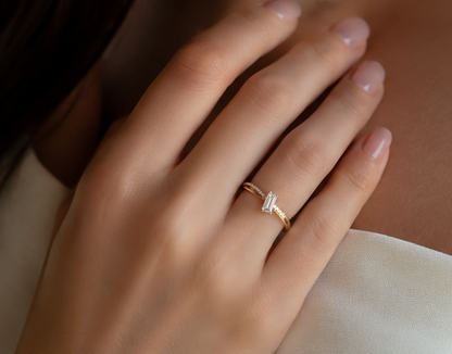 RHINESTONE AD RING