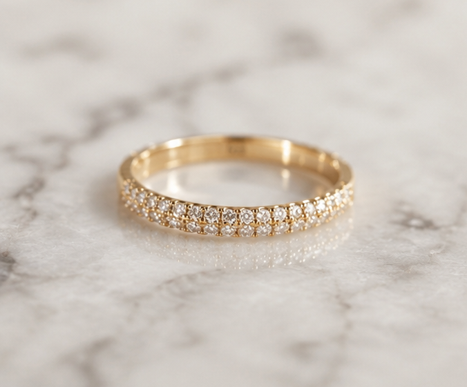RHINESTONE AD RING