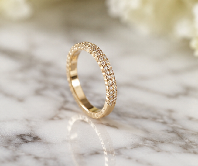 RHINESTONE AD RING