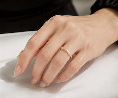 RHINESTONE AD RING