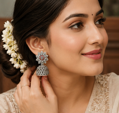 Oxidised Boho Earrings