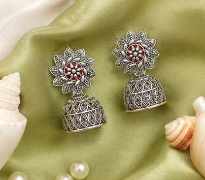 Oxidised Boho Earrings