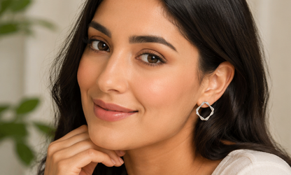 Square Spiral Earring