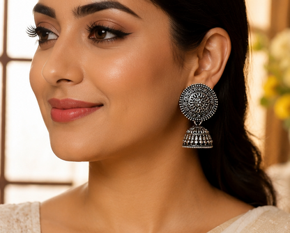 Oxidised Boho Earrings