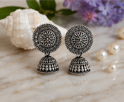 Oxidised Boho Earrings