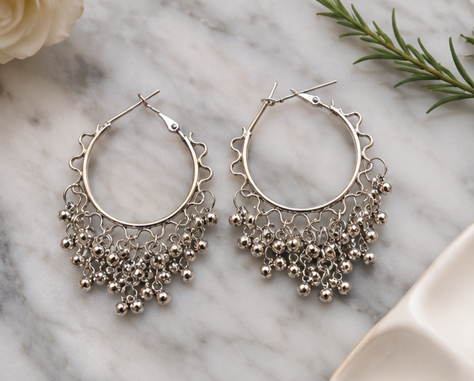 Oxidised Boho Earrings