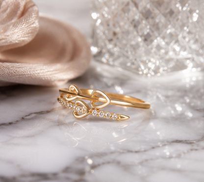 RHINESTONE AD RING