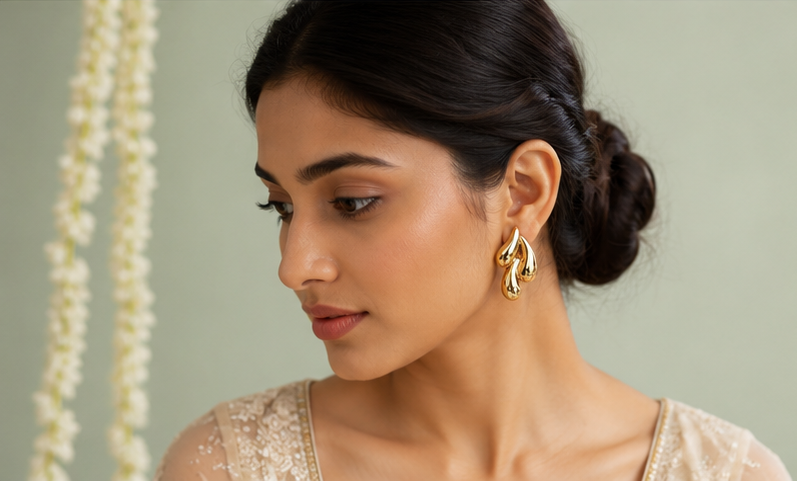 Waterdrop Stud Earrings