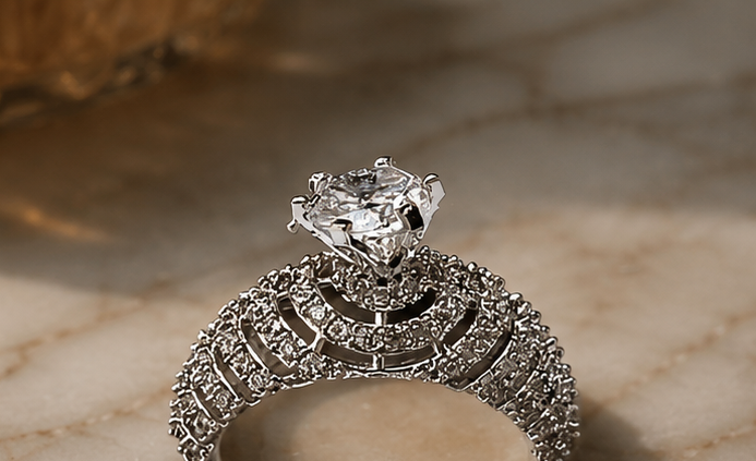 CRYSTAL RHINESTONE AD RING