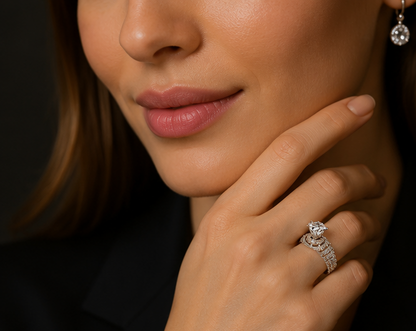 CRYSTAL RHINESTONE AD RING