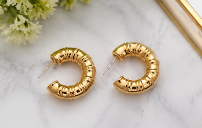 Croissant Hoop Earring