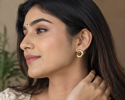 Chunky Half Hoops