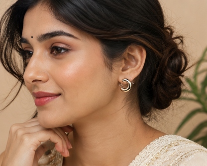 Chunky Half Hoops
