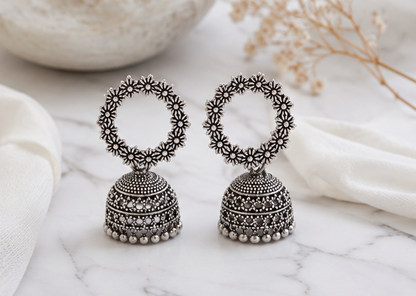 Oxidised Boho Earrings