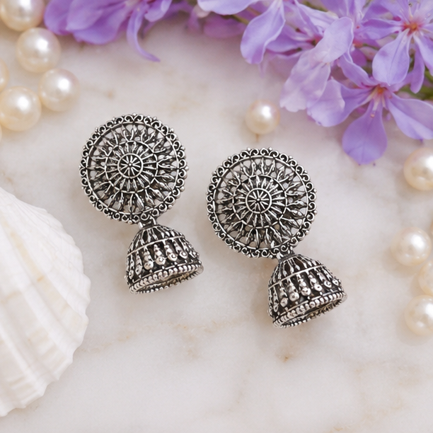 Oxidised Boho Earrings