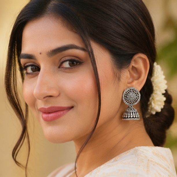 Oxidised Boho Earrings
