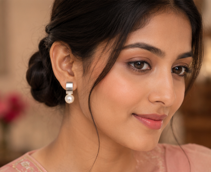 PEARL DROP EARRING