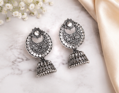 Oxidised Boho Earrings