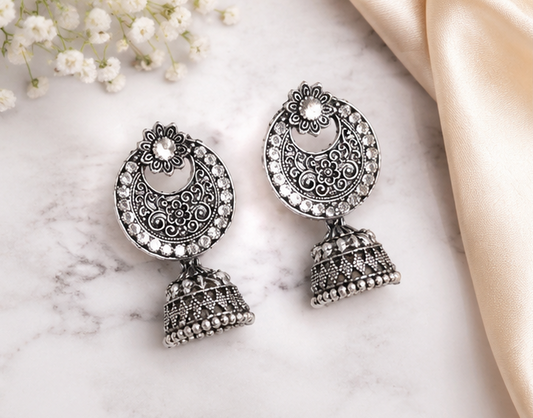 Oxidised Boho Earrings