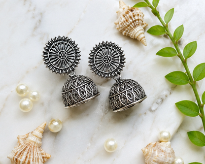 Oxidised Boho Earrings