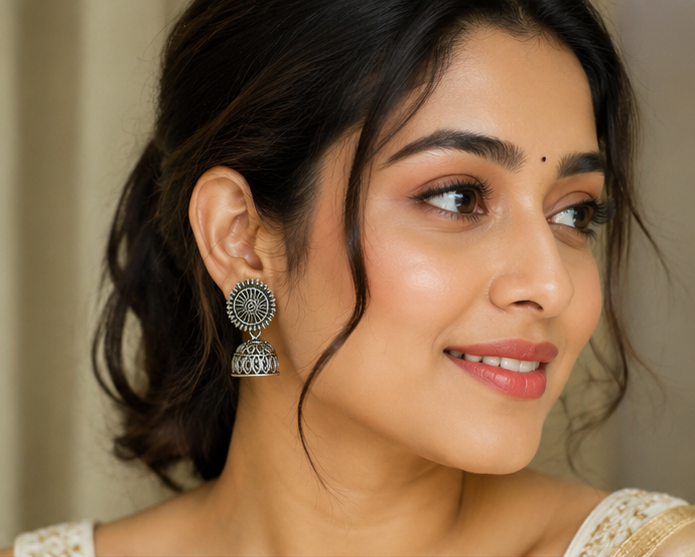 Oxidised Boho Earrings
