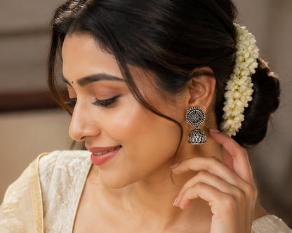 Oxidised Boho Earrings