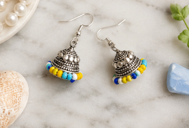 Oxidised Boho Earrings