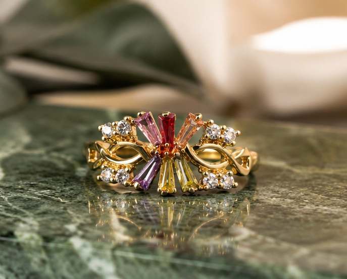MULTI-COLOR AD RING