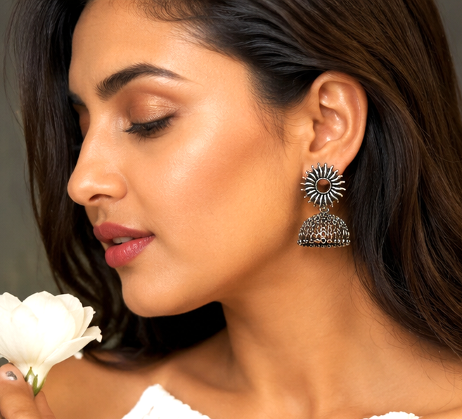 Oxidised Boho Earrings