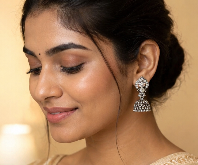 Oxidised Boho Earrings
