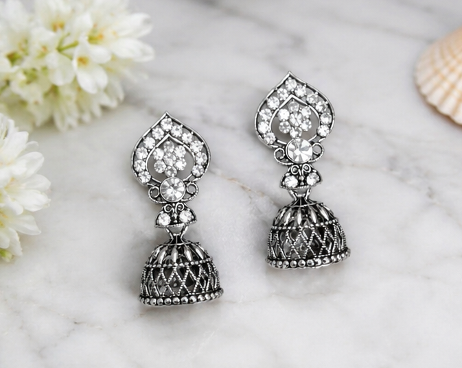 Oxidised Boho Earrings