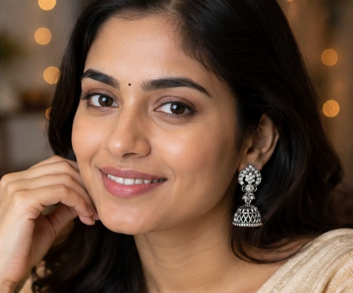 Oxidised Boho Earrings