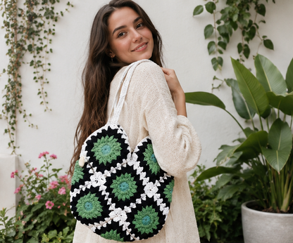 HANDMADE COTTON CROCHET BAG